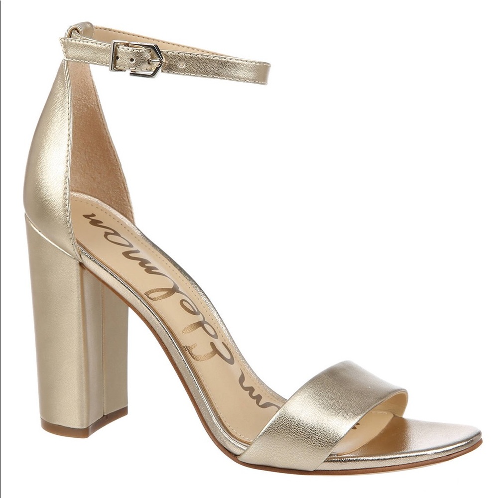 Sam Edelman gold heels